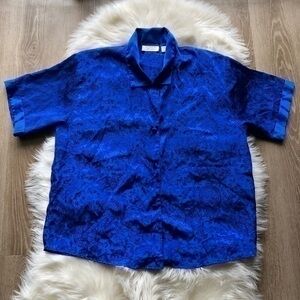 Victoria’s Secret Gold Label Vintage Satin Trim Sleep Shirt